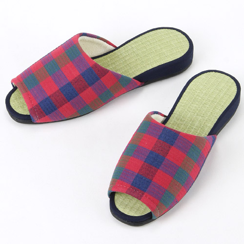 藍染しじら織 吊り込み畳スリッパM - 画像4