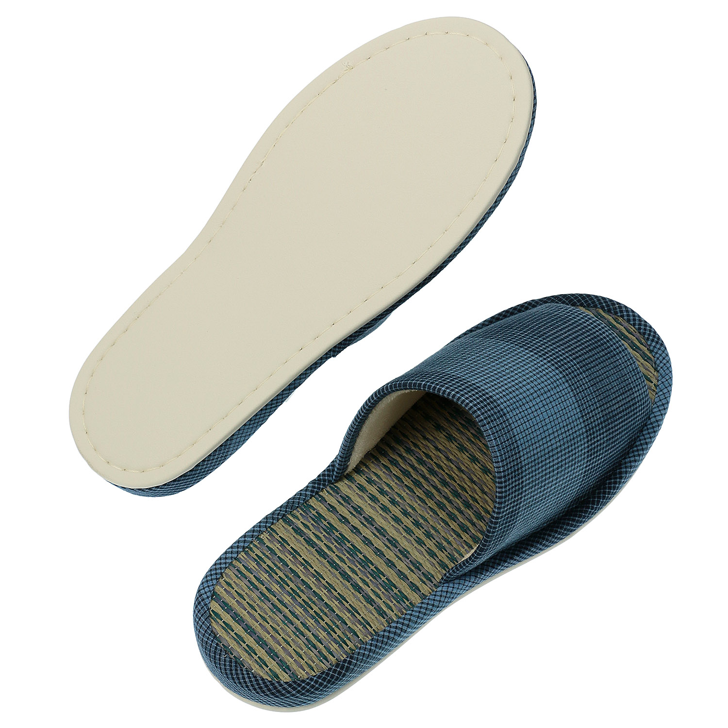 格子柄畳中スリッパL - 画像4