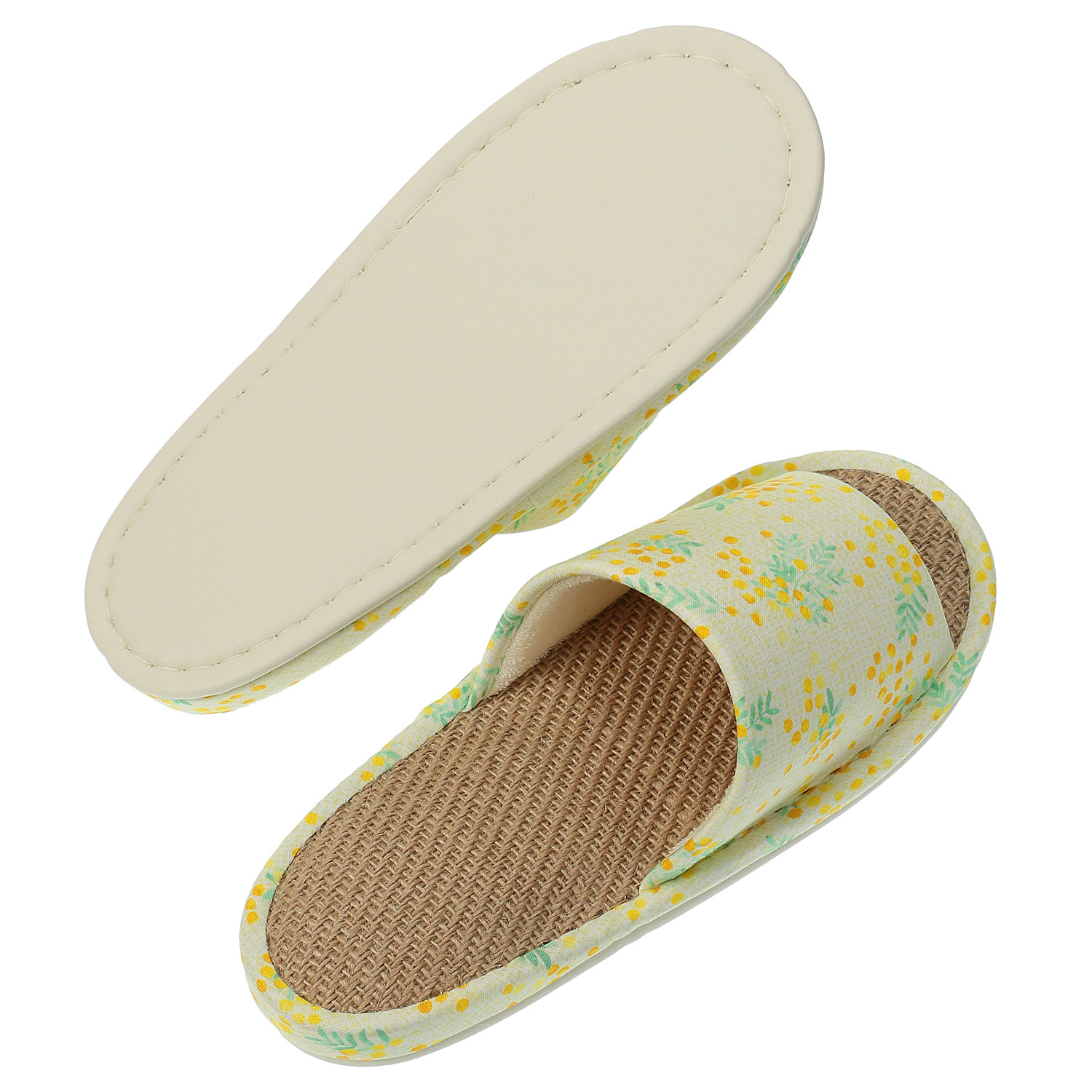 ミモザ麻中スリッパ - 画像4