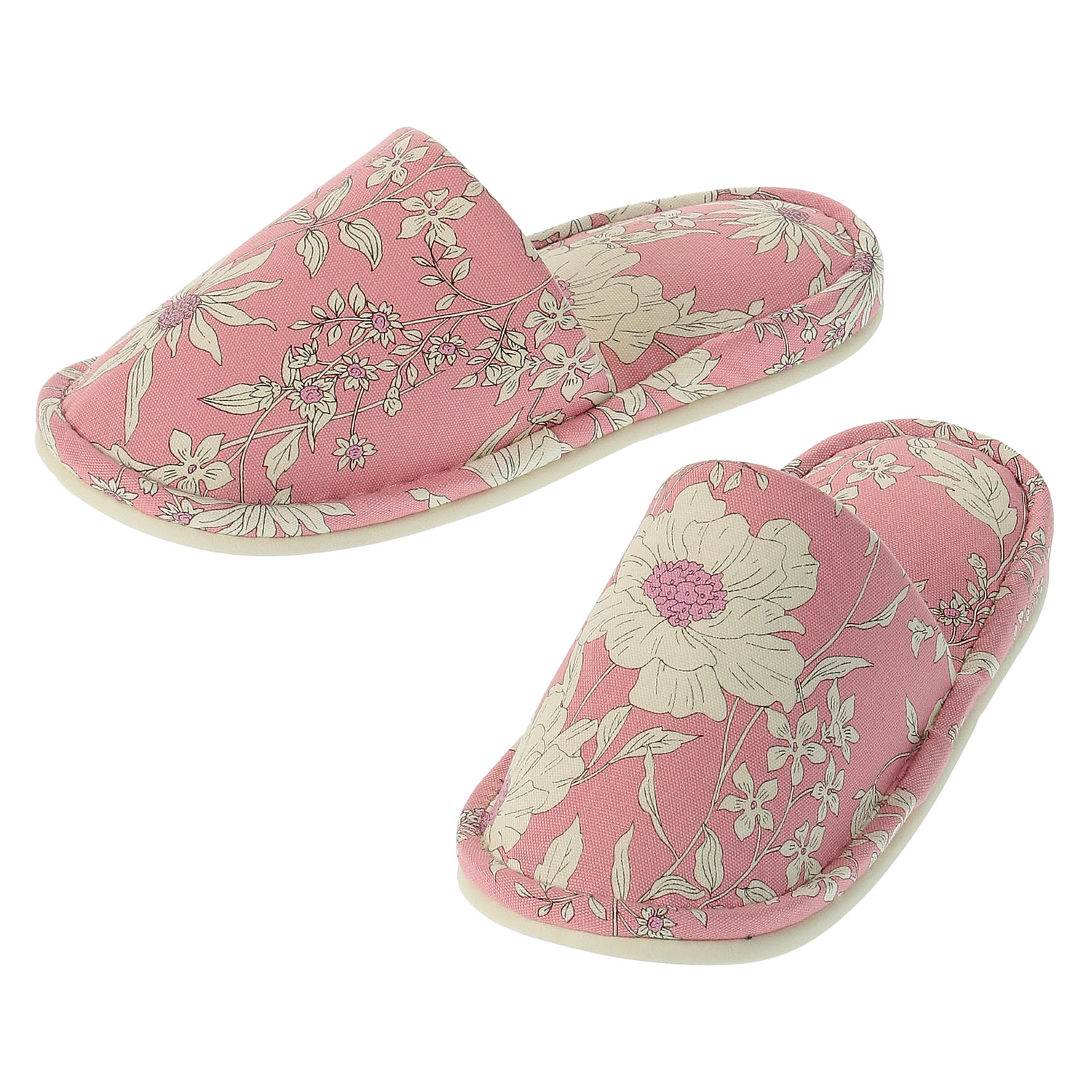 花柄外縫いスリッパS - 画像4