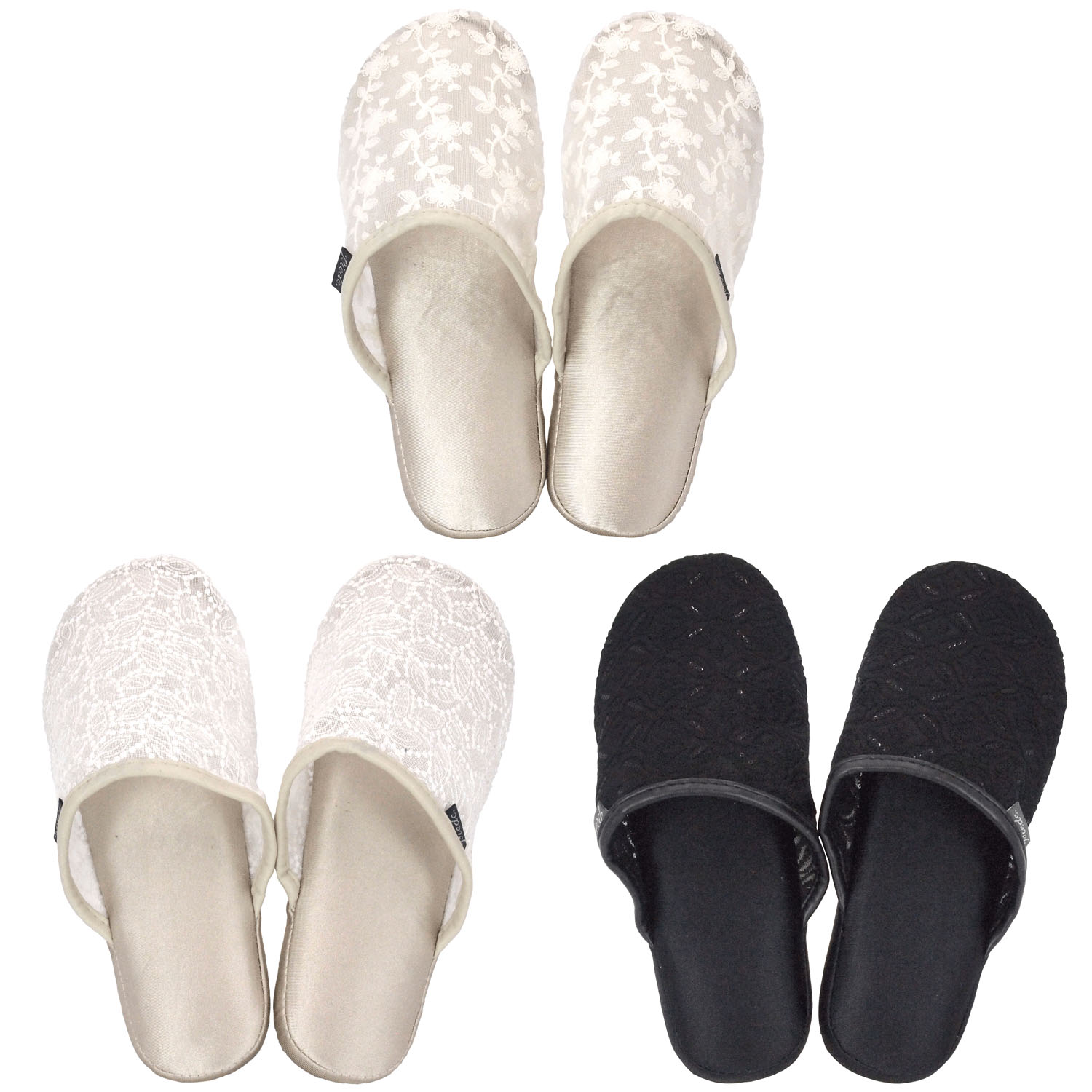 ピエーデ メッシュレーススリッパ - 画像1