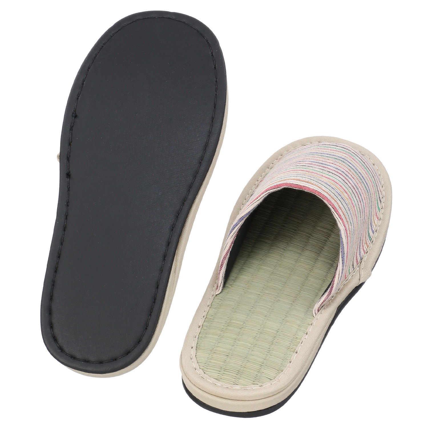 久留米織かすり畳中スリッパ - 画像3