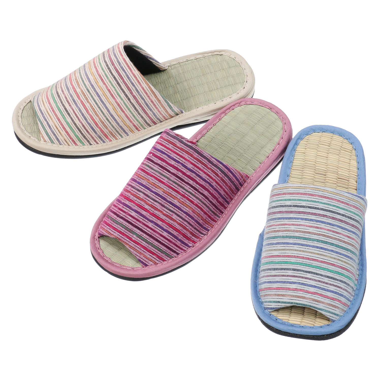 久留米織かすり畳中スリッパ