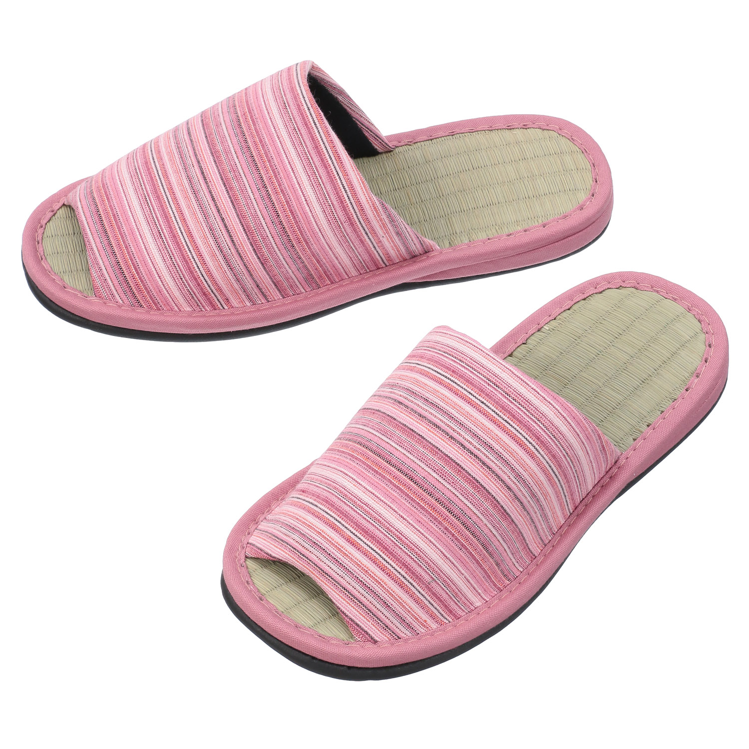 久留米ボーダー畳中スリッパ - 画像2