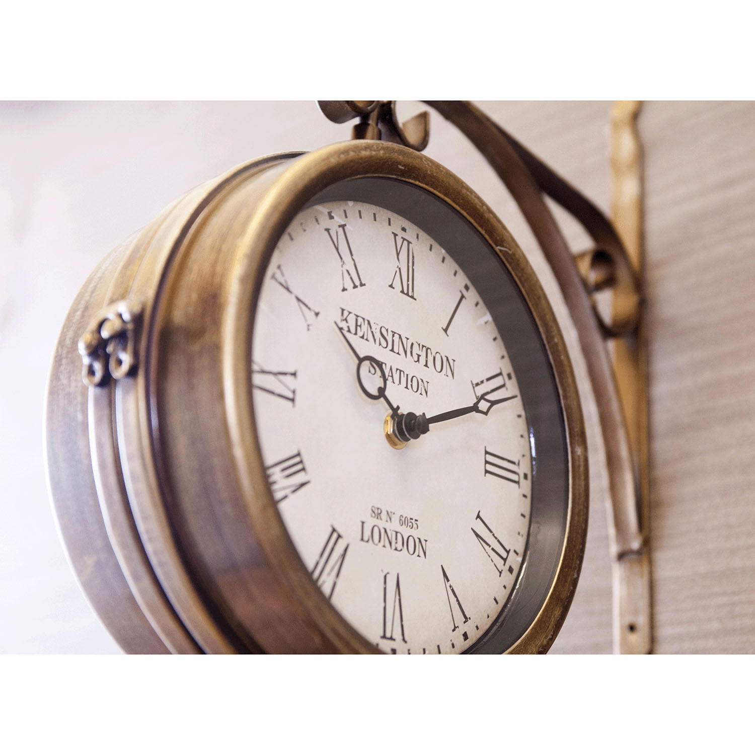 ステーションクロック ボースサイド両面ウォールクロック - 画像4