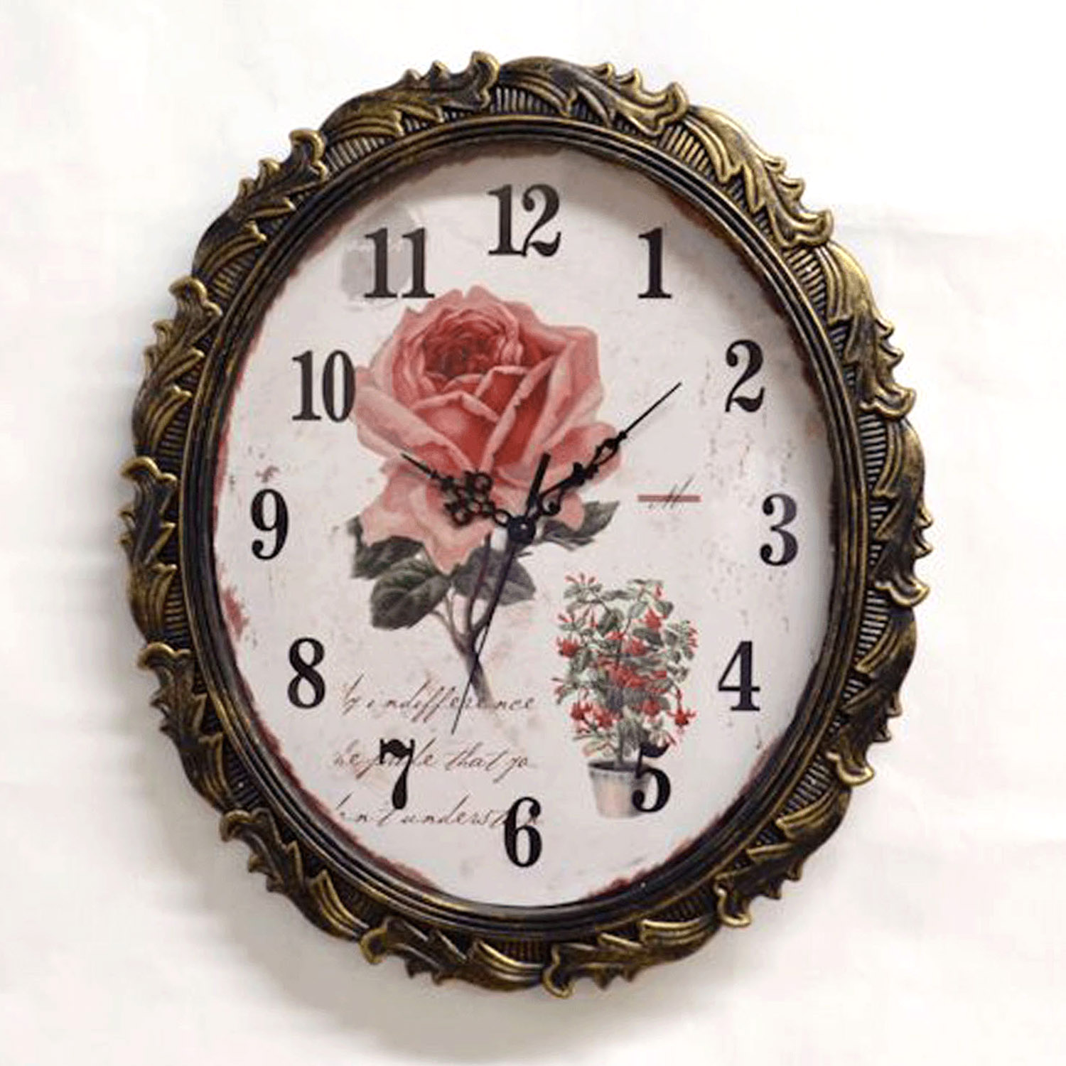 ローズ静音掛け時計【在庫限り】 - 画像2