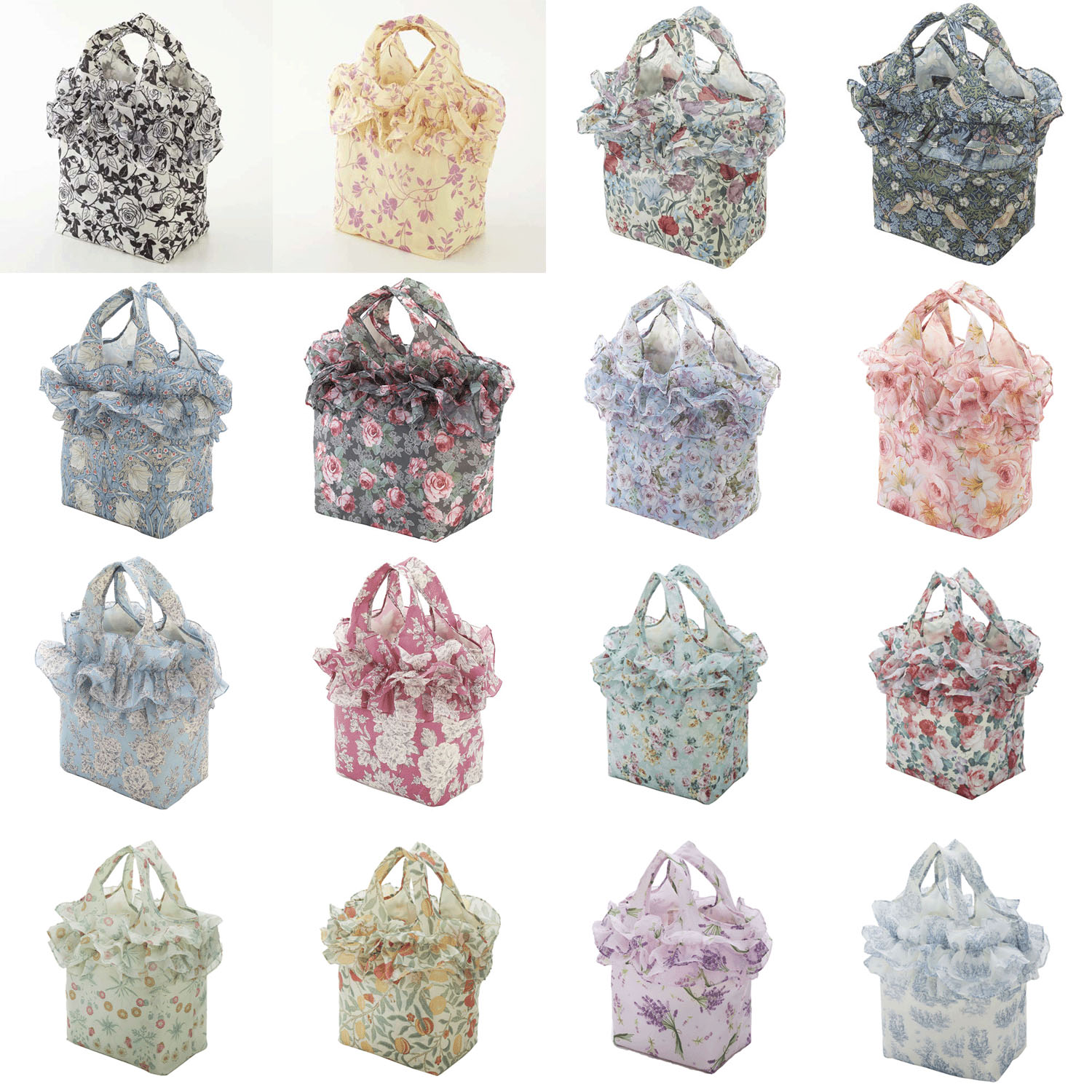 フリル付エコバッグ【01番メーカー終了・09番次回未定】