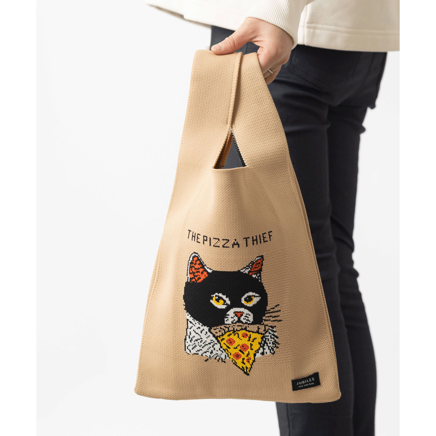 ニットトートバッグ 猫 - 画像9