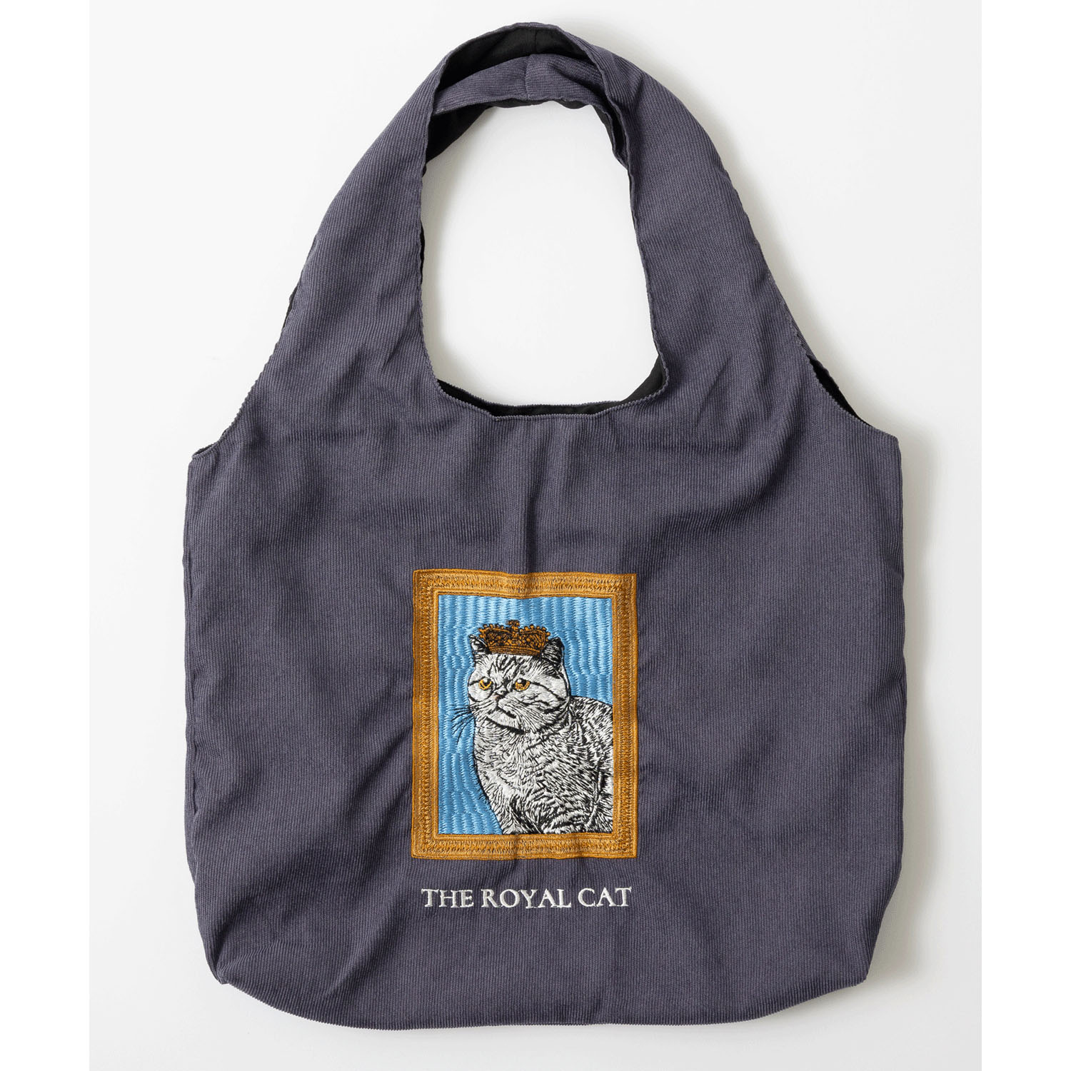猫デザイン刺繍 コーデュロイ トートバッグ【04・05番次回未定】 - 画像12
