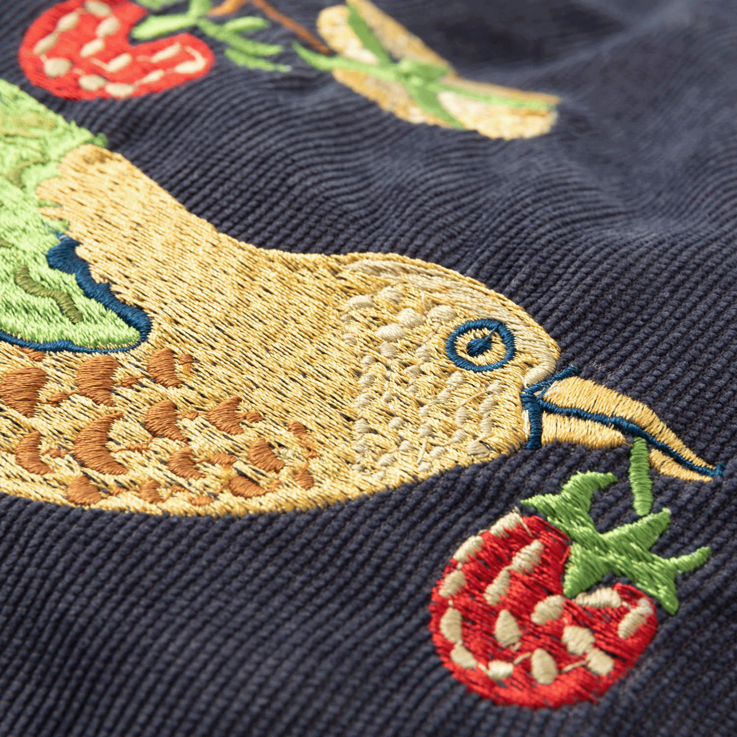 立体刺繍トートバッグ ウィリアム・モリス柄 - 画像5