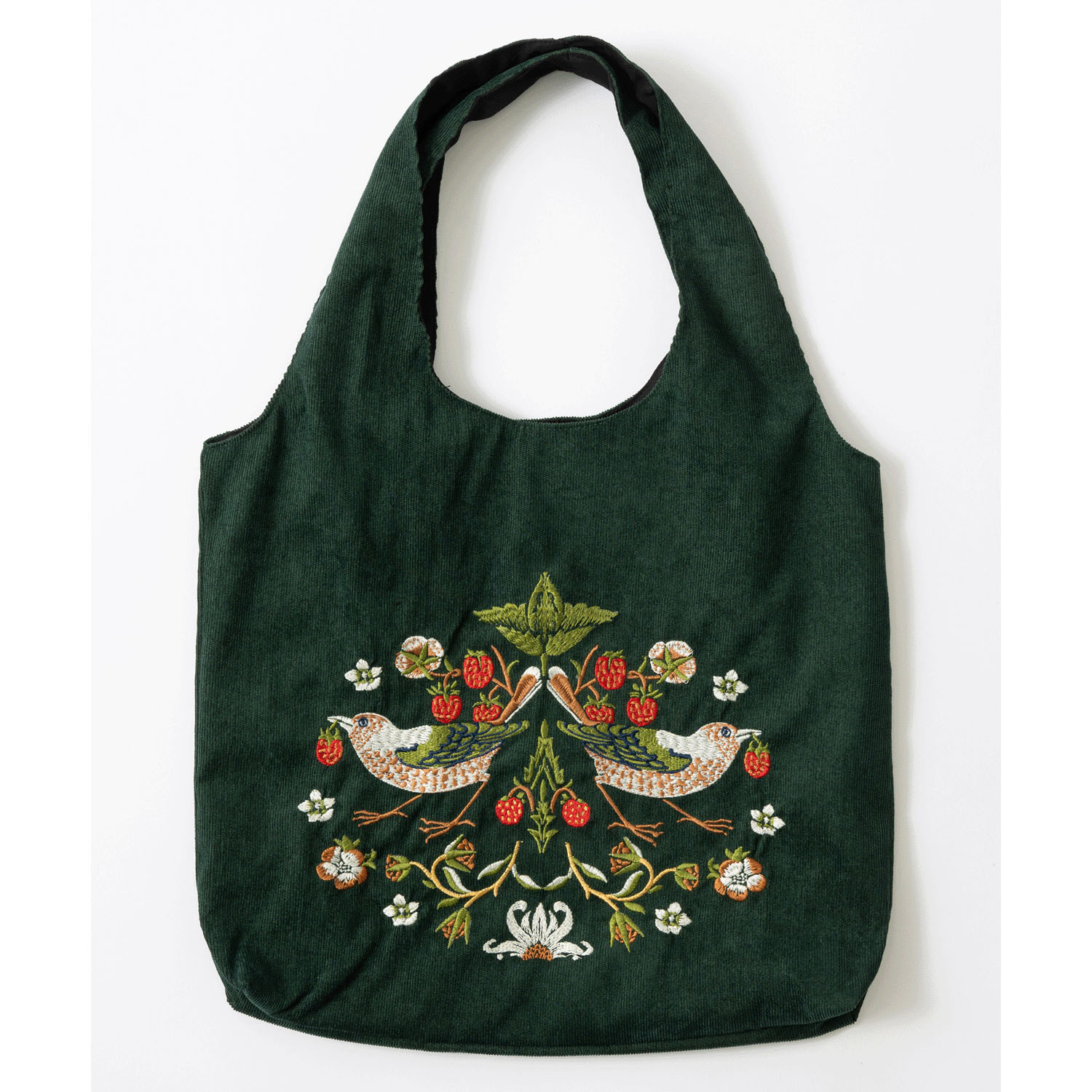 立体刺繍トートバッグ ウィリアム・モリス柄 - 画像9