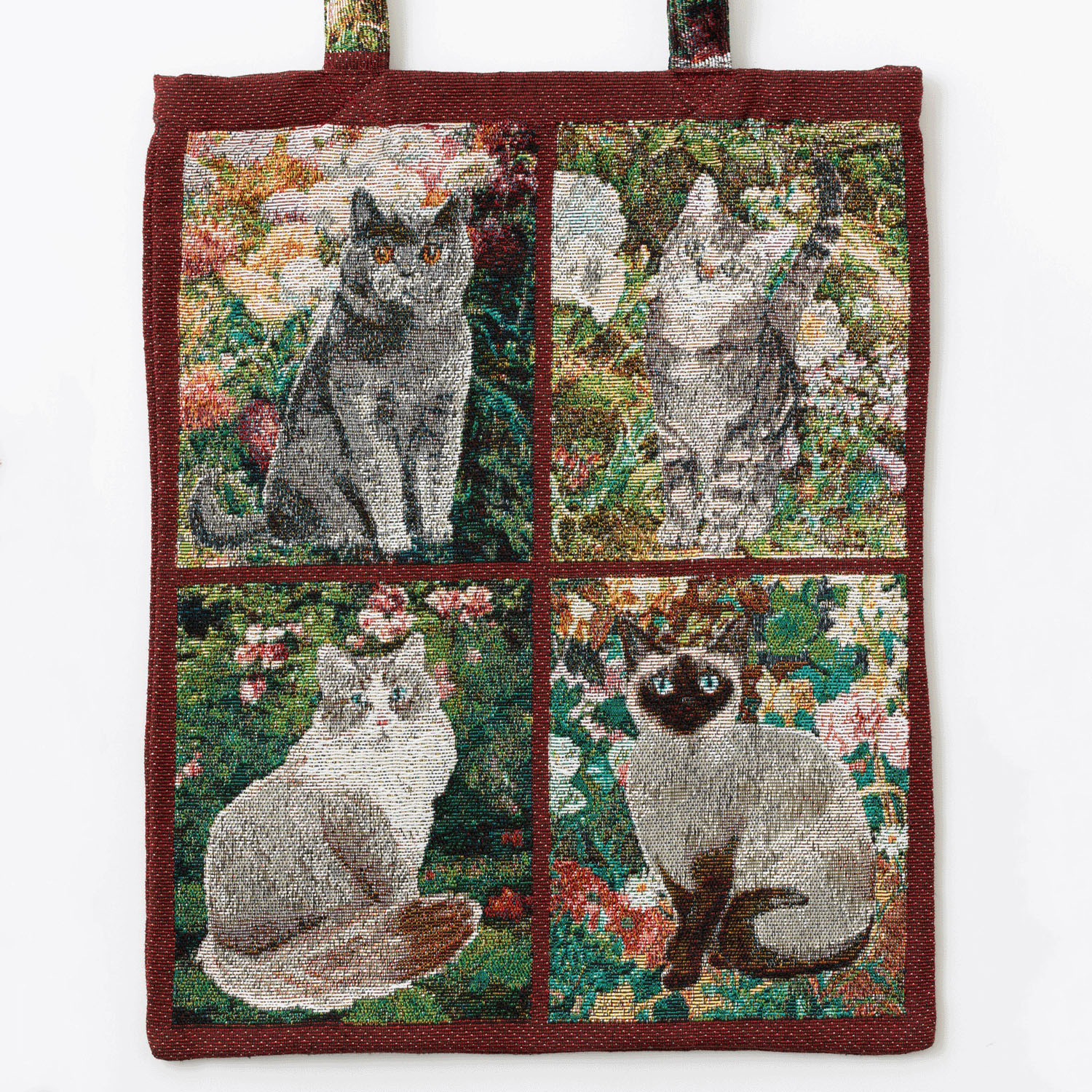 ジャガード織 猫柄トートバッグ【04番次回未定】 - 画像12