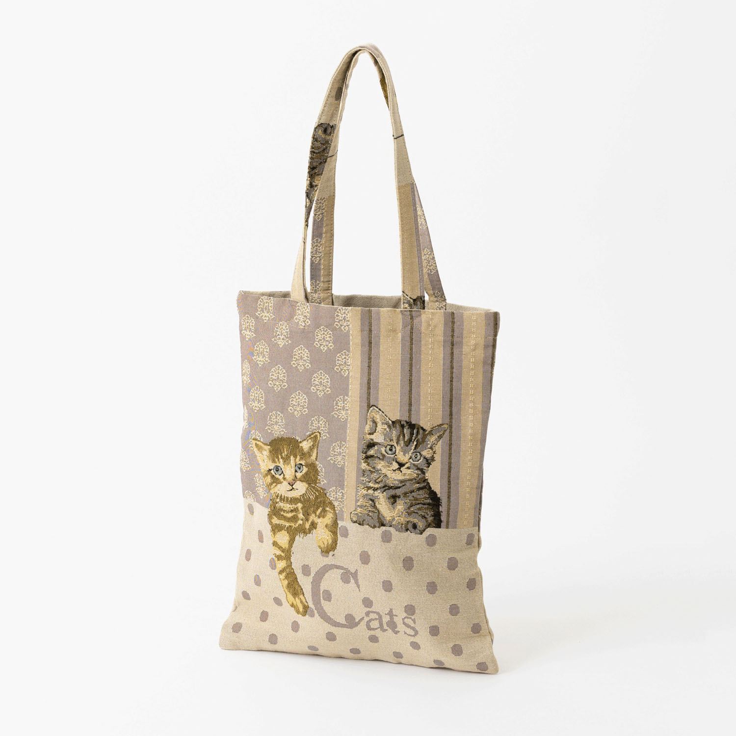 ジャガード織 猫柄トートバッグ【04番次回未定】 - 画像20