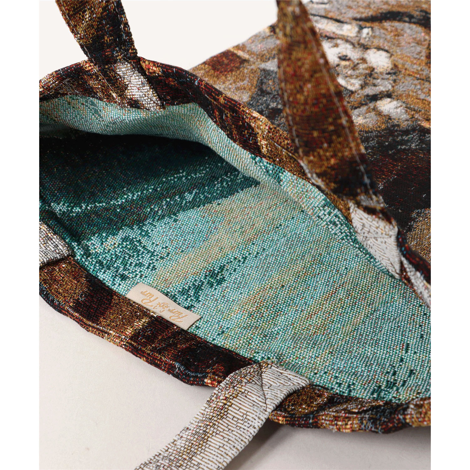 ジャガード織 猫柄トートバッグ【04番次回未定】 - 画像28