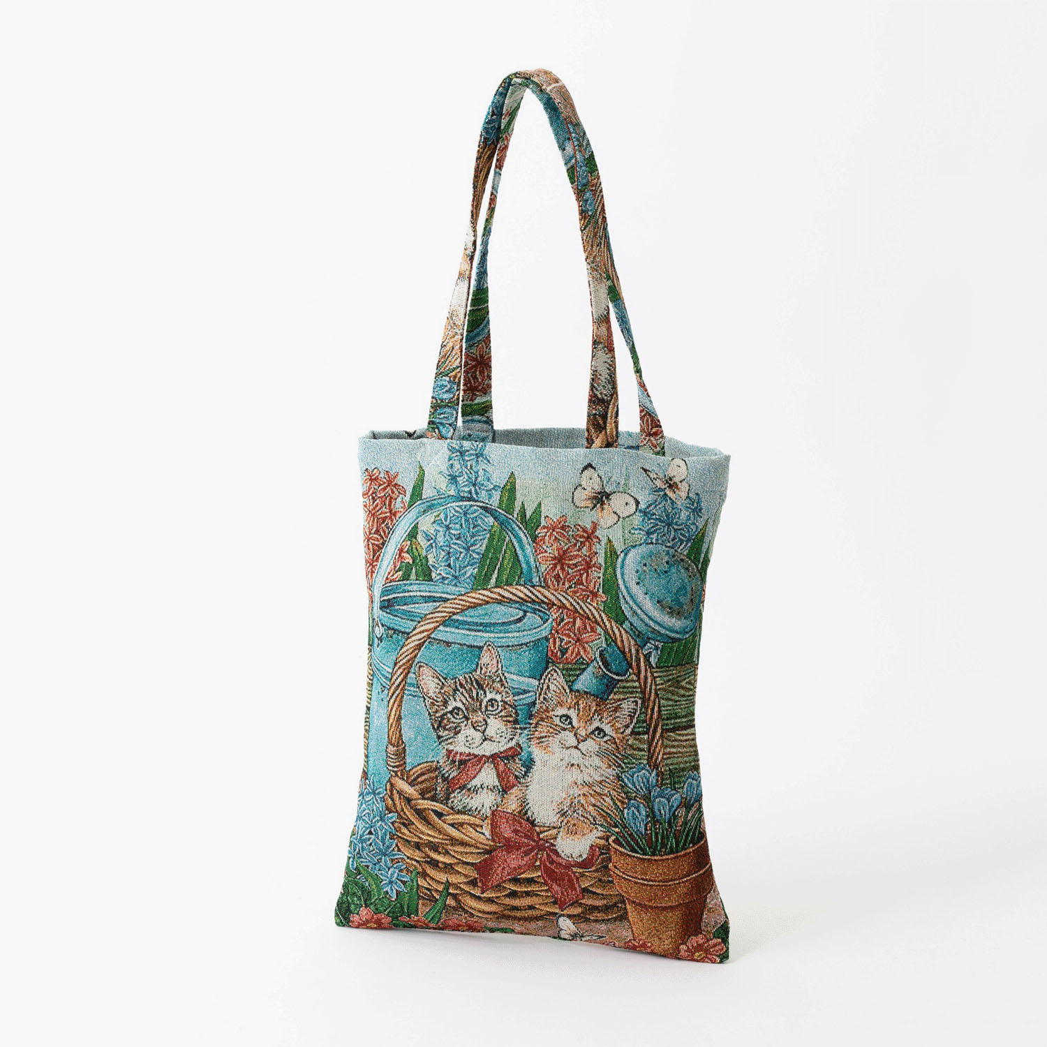 ジャガード織 猫柄トートバッグ【04番次回未定】 - 画像5