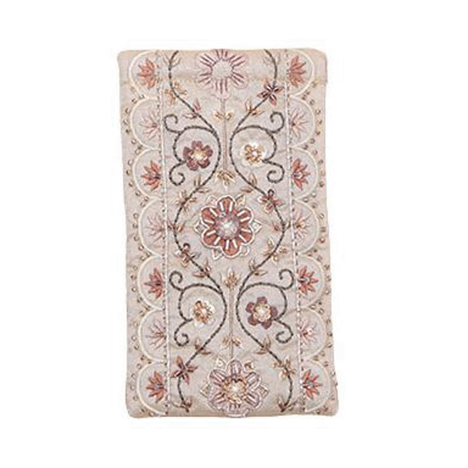 ビーズ刺繍 メガネケース - 画像2