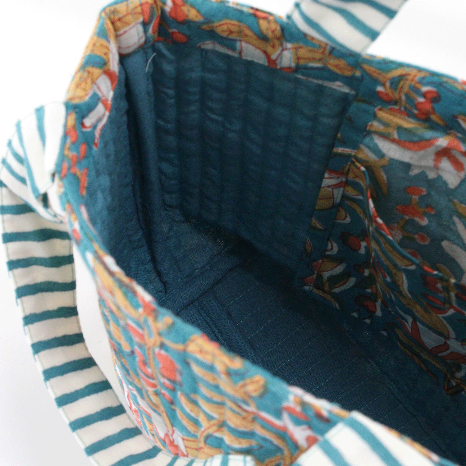 キルトミニトート カリーノブロックプリント - 画像9