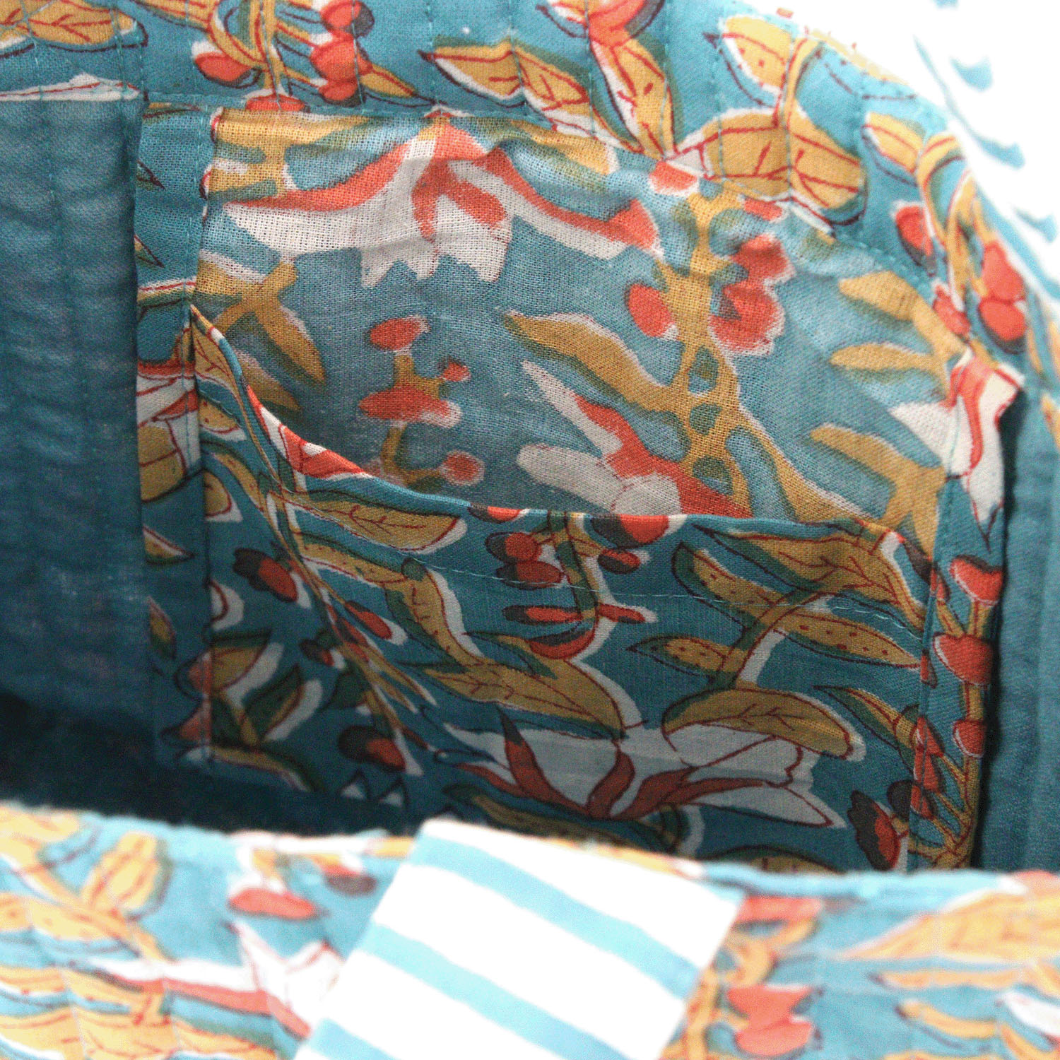 キルトミニトート カリーノブロックプリント - 画像10