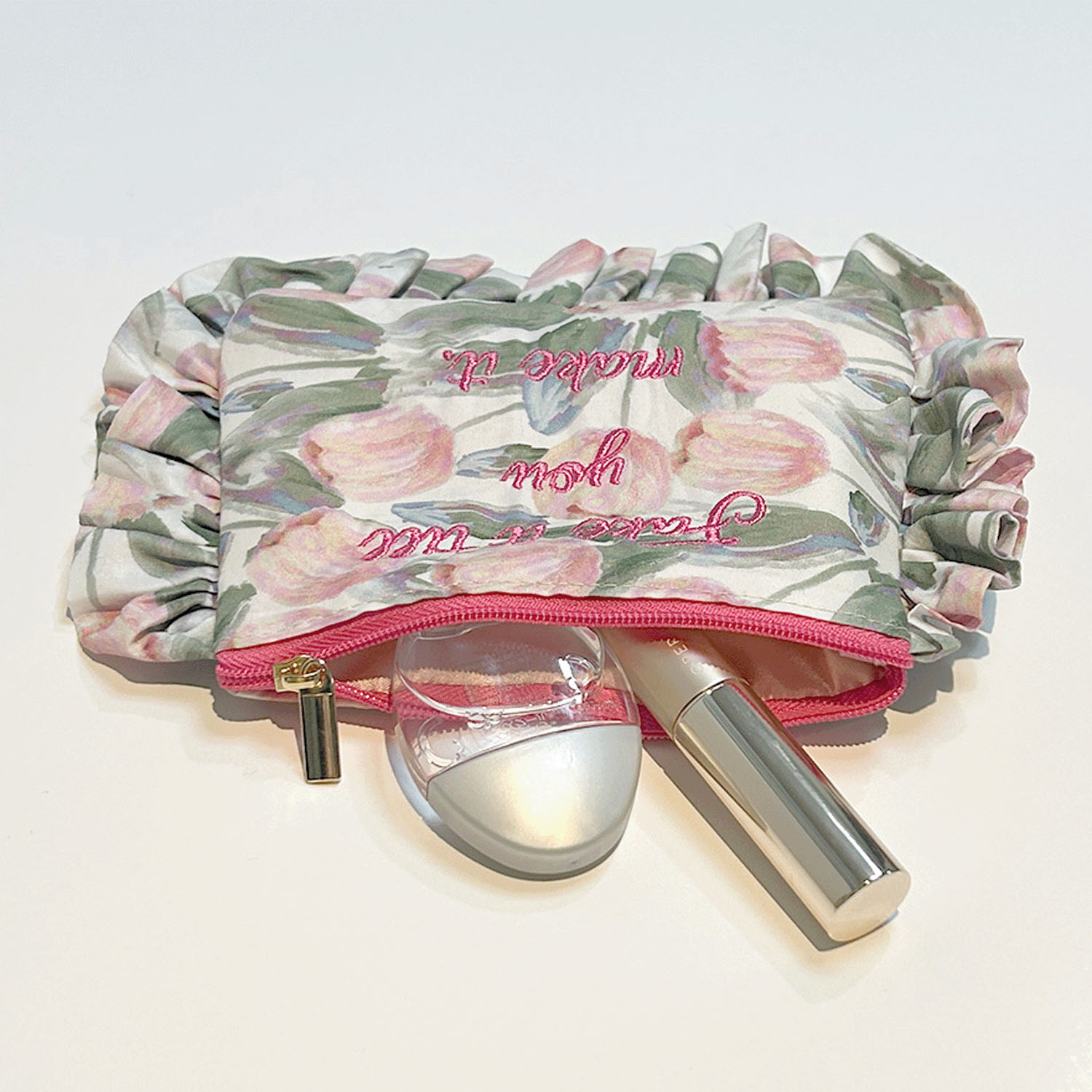 Frilly tulip ティッシュポーチ - 画像4