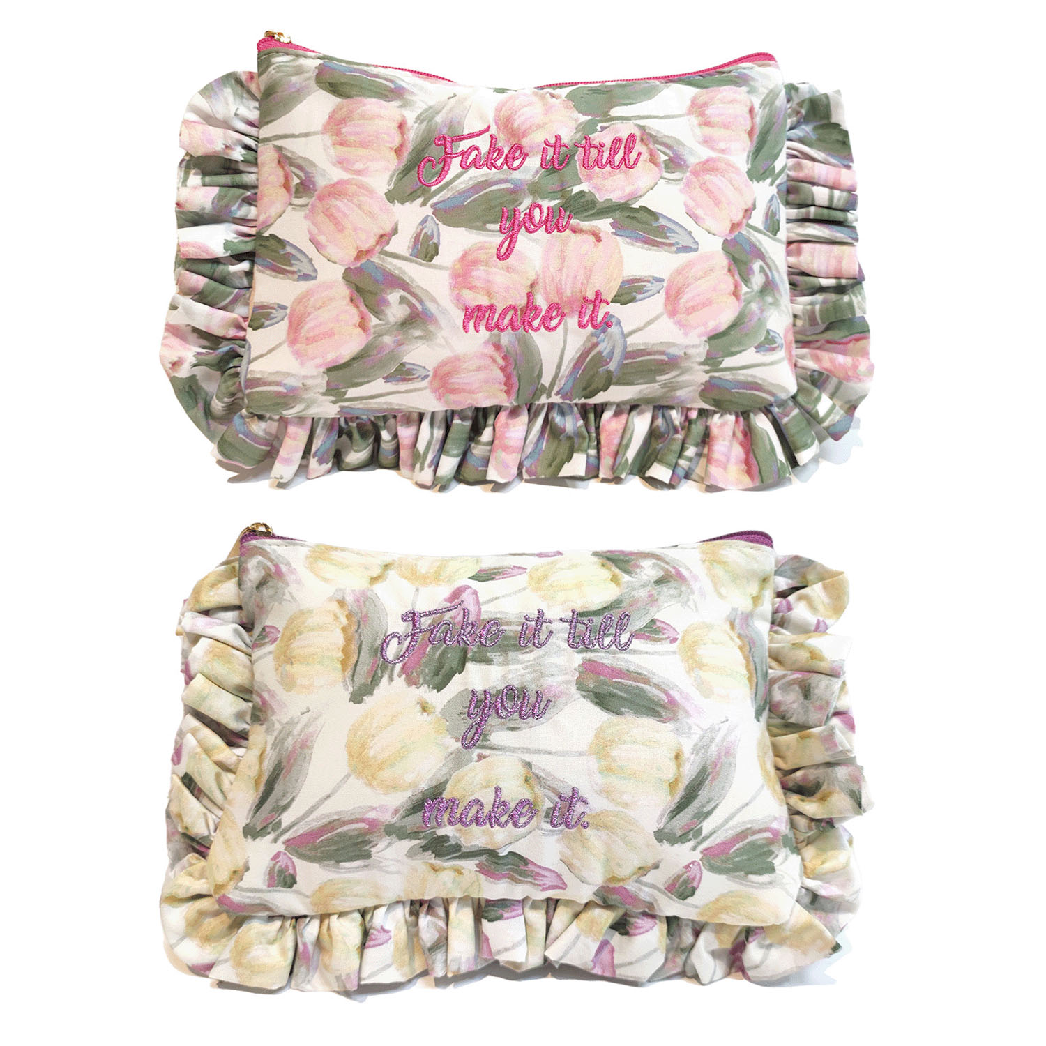 Frilly tulip  コスメポーチ