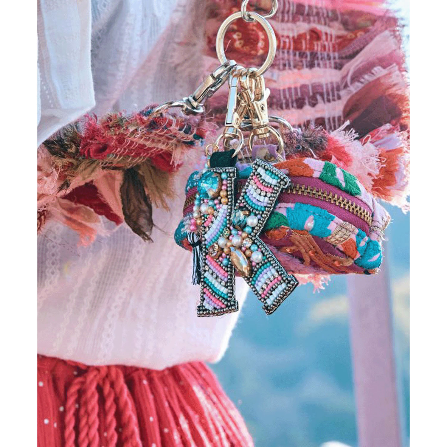 ビジュー イニシャルチャーム - 画像5