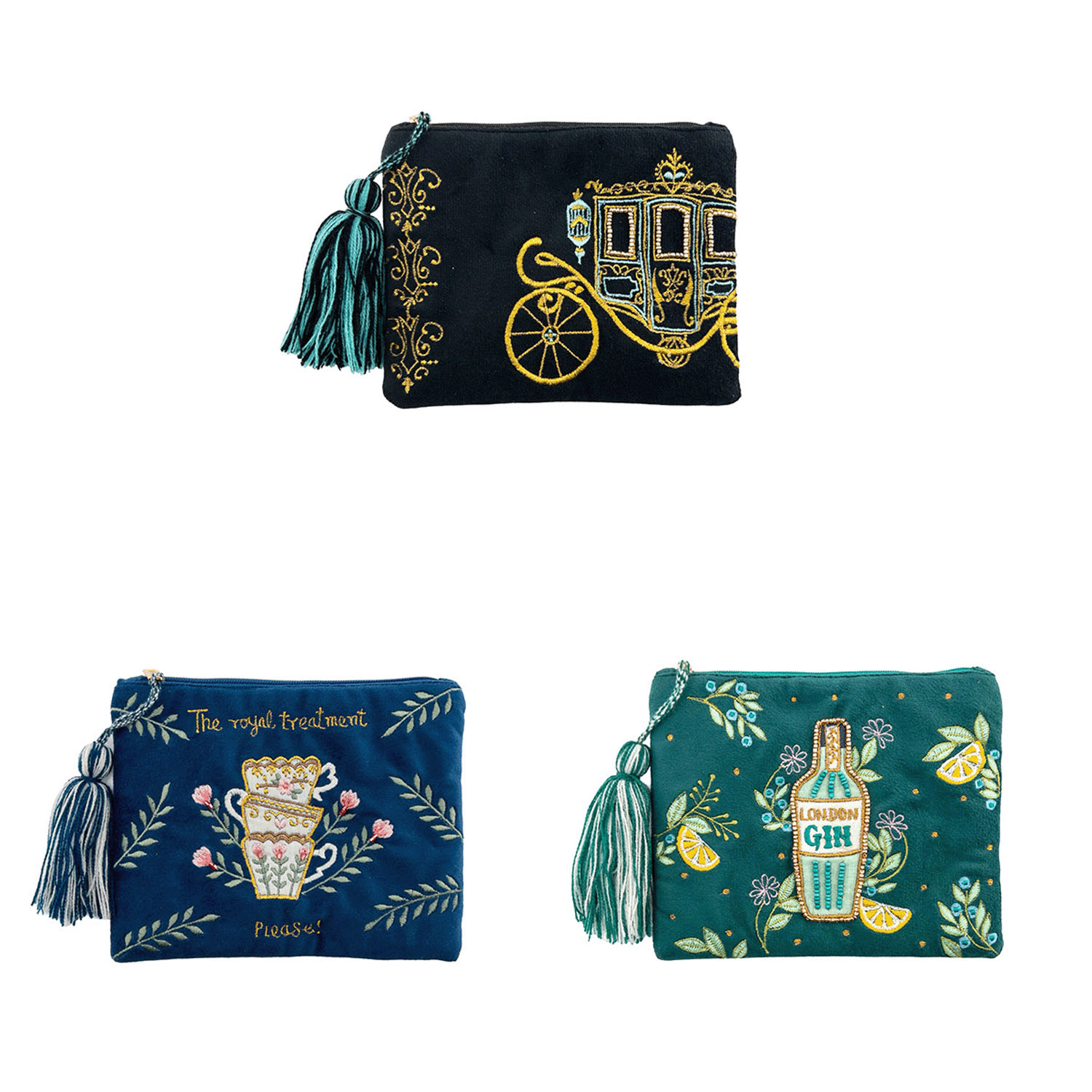 テンプルアイランド ビーズポーチ