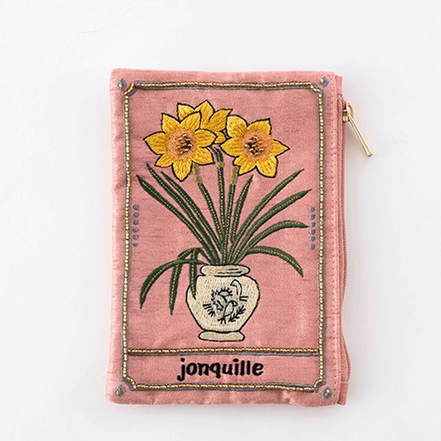 【在庫限り】ボタニカル刺繍ポーチ - 画像5