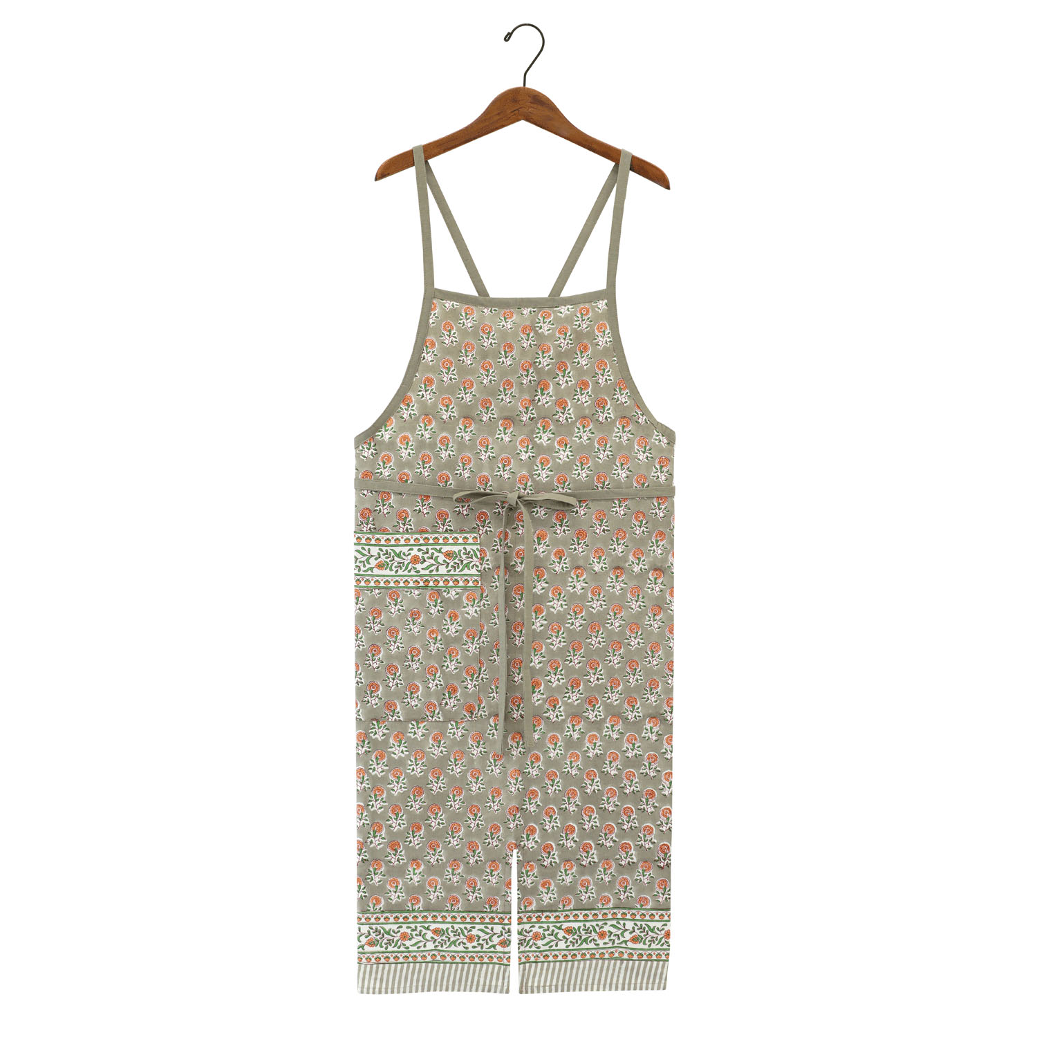 エプロン ボニータブロックプリント - 画像2