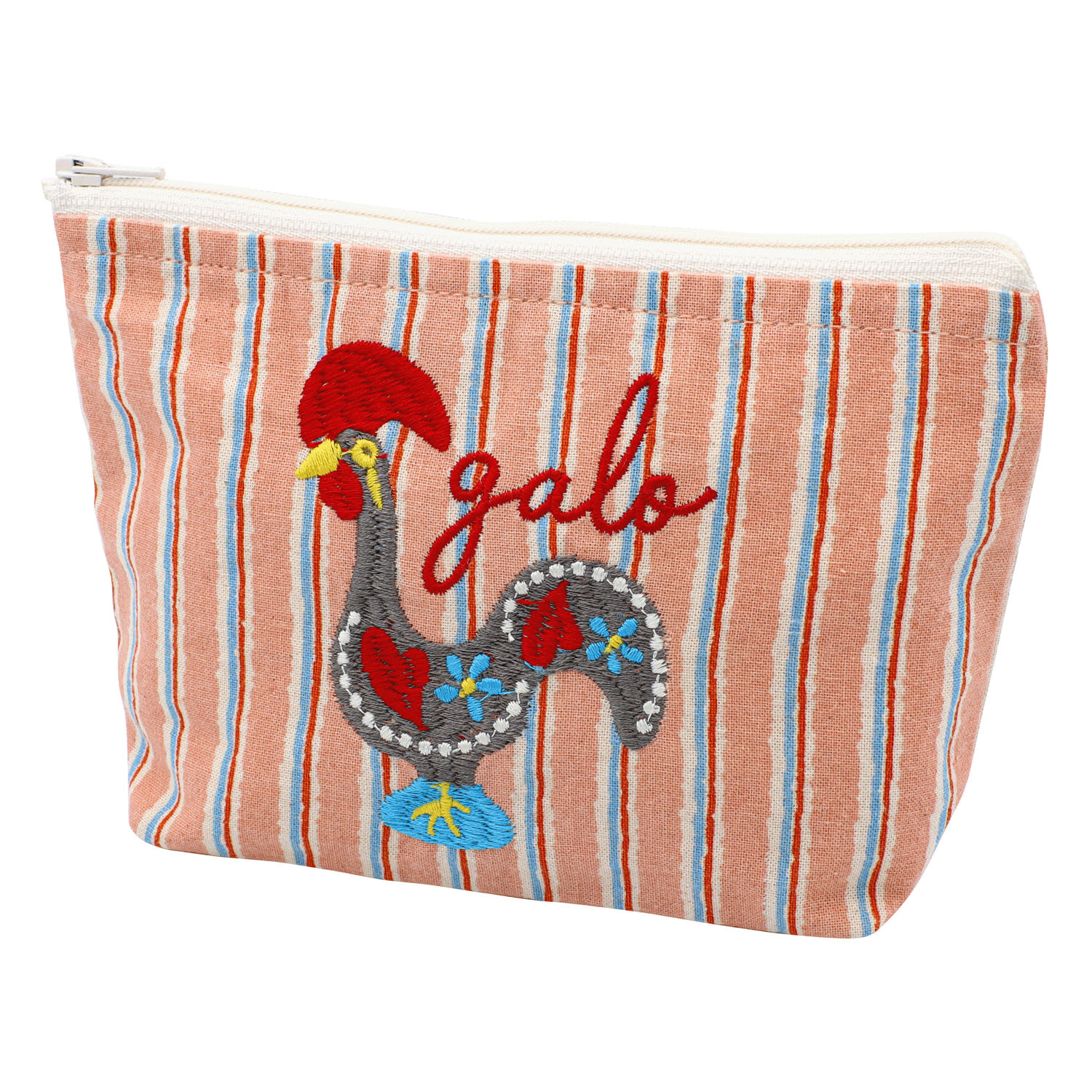 マチ付きポーチ 南欧モチーフ - 画像3