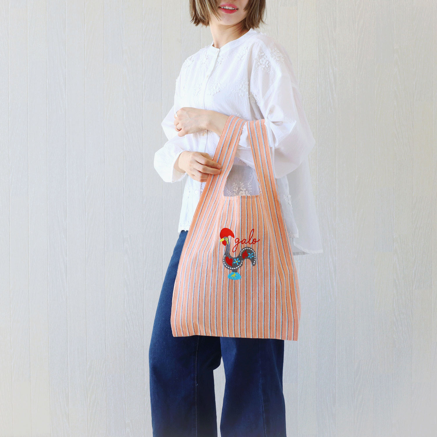 マルシェバッグ 南欧モチーフ - 画像4