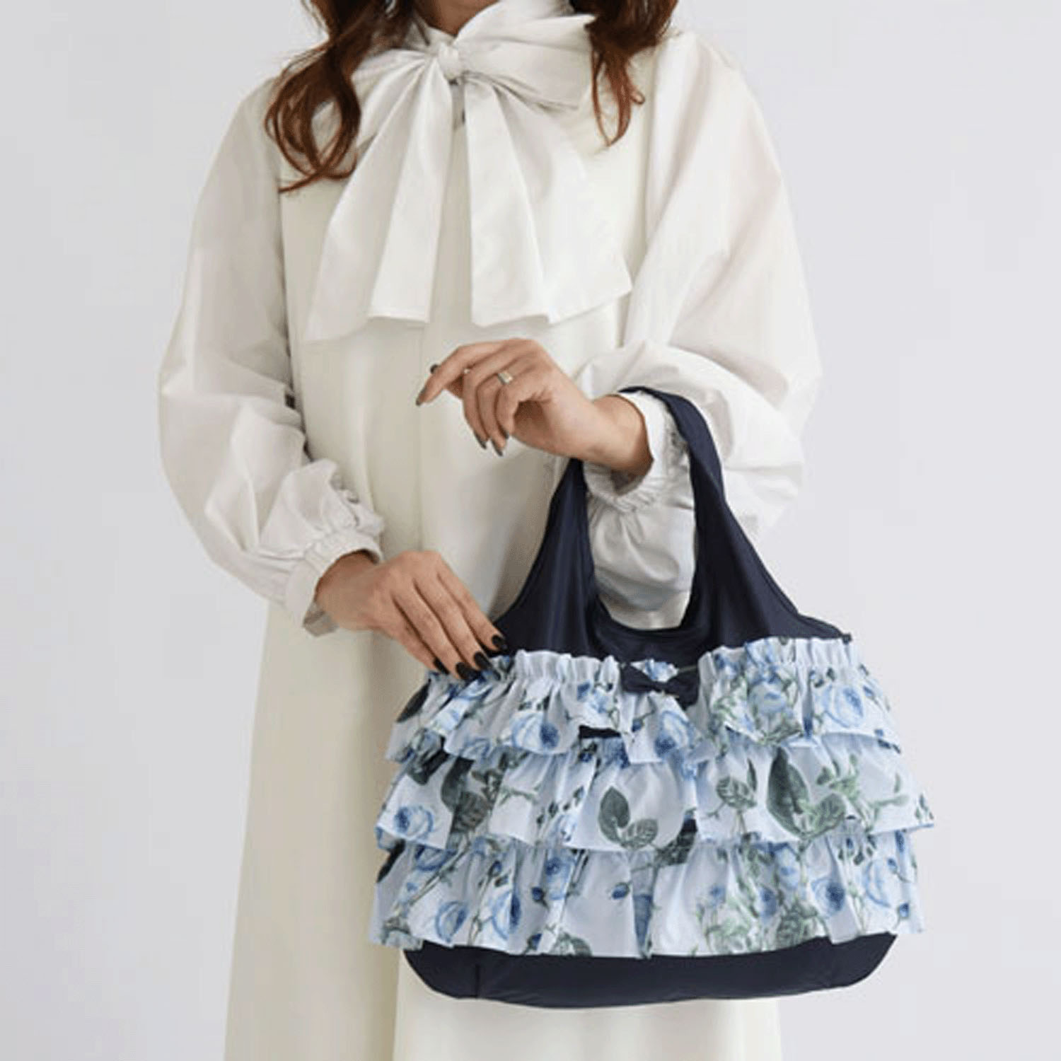 ルドゥーテ ブルーローズ エコバッグ - 画像4