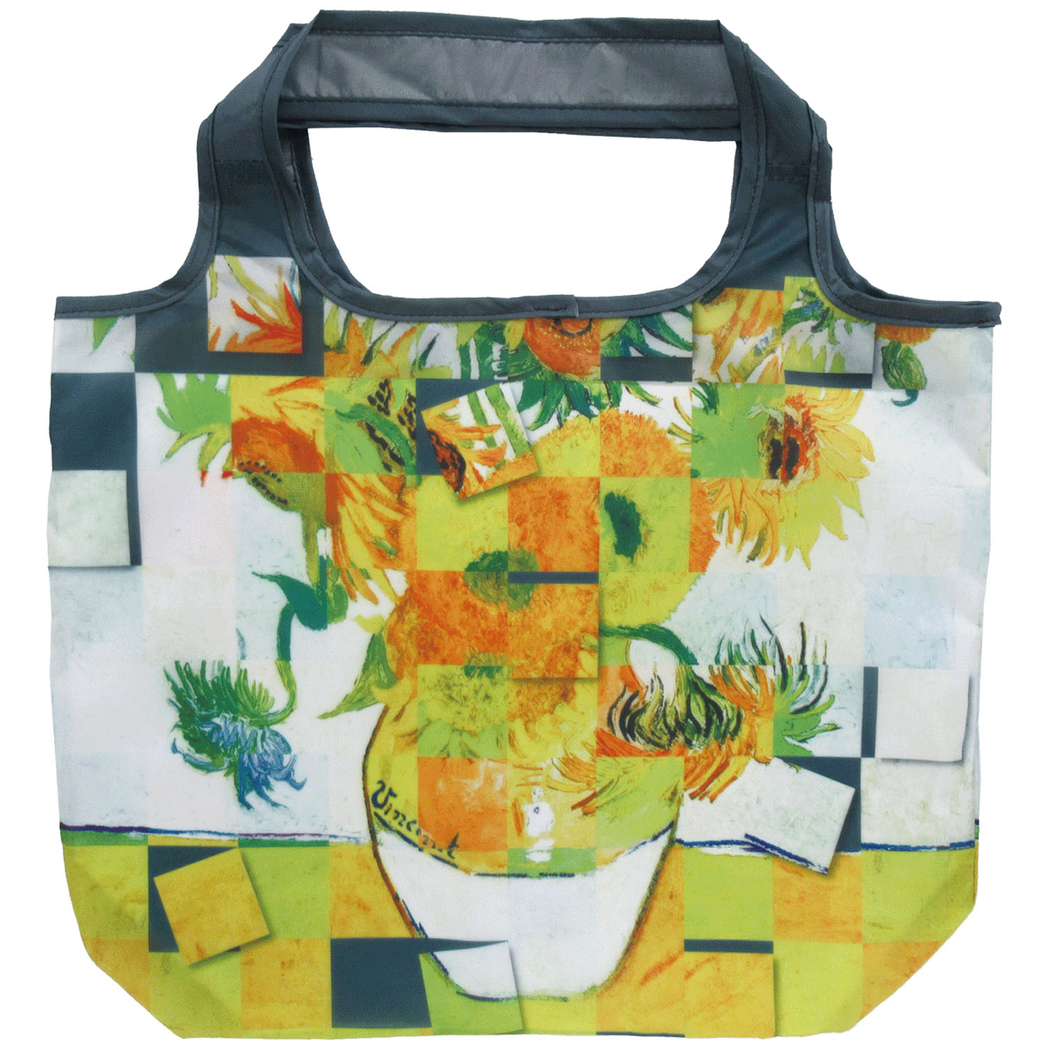 名画モザイク エコバッグM